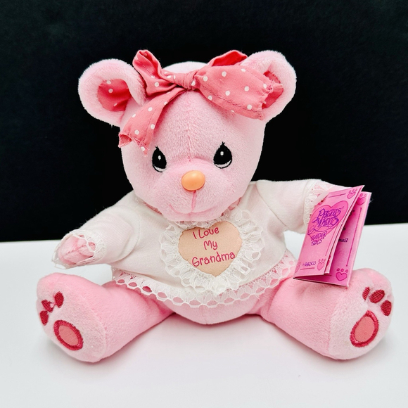 Enesco Other - Precious Moments Tender Tails 'I Love My Grandma' Pink Teddy Bear Beanbag w/ Tag